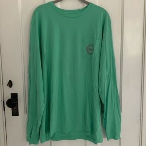Green long sleeve Vineyard Vines tee shirt size L